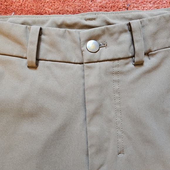 Lululemon Mens The Works ABC Shorts LM7929S Golf Warpstreme 11" Chino Tan - Picture 7 of 10